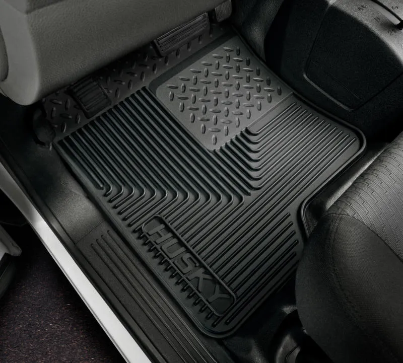 Husky Liners Heavy Duty Front Floor Mat - Rubber - Black - Ford Fullsize Truck 2008-10 - Pair