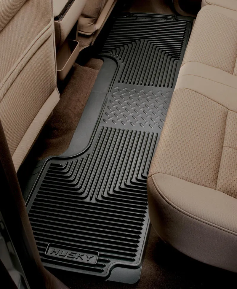 Husky Liners Heavy Duty Front Floor Mat - Rubber - Black - Standard Cab - Ford Fullsize SUV / Truck 1997-2002 - Pair