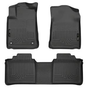 Husky Liners Weatherbeater Floor Liners Black - Front & Rear | 2018-2013 Toyota Avalon