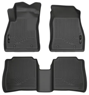 Husky Liners WeatherBeater Front / 2nd Row Floor Liner - Black - Nissan Sentra 2014-18