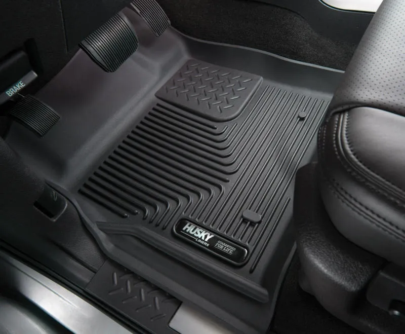 Husky Liners X-Act Contour Floor Liner - 2nd Row - Plastic - Black/Textured - Super Crew Cab - Ford Ranger 2019