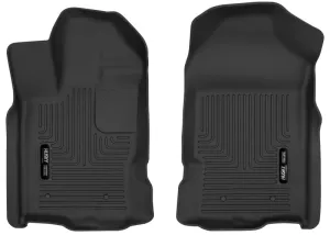 Husky Liners X-ACT Contour Front Floor Liner - Black - Ford Midsize Truck 2019-22 (Pair)