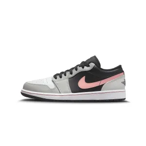 Jordan 1 Low Black Grey Pink