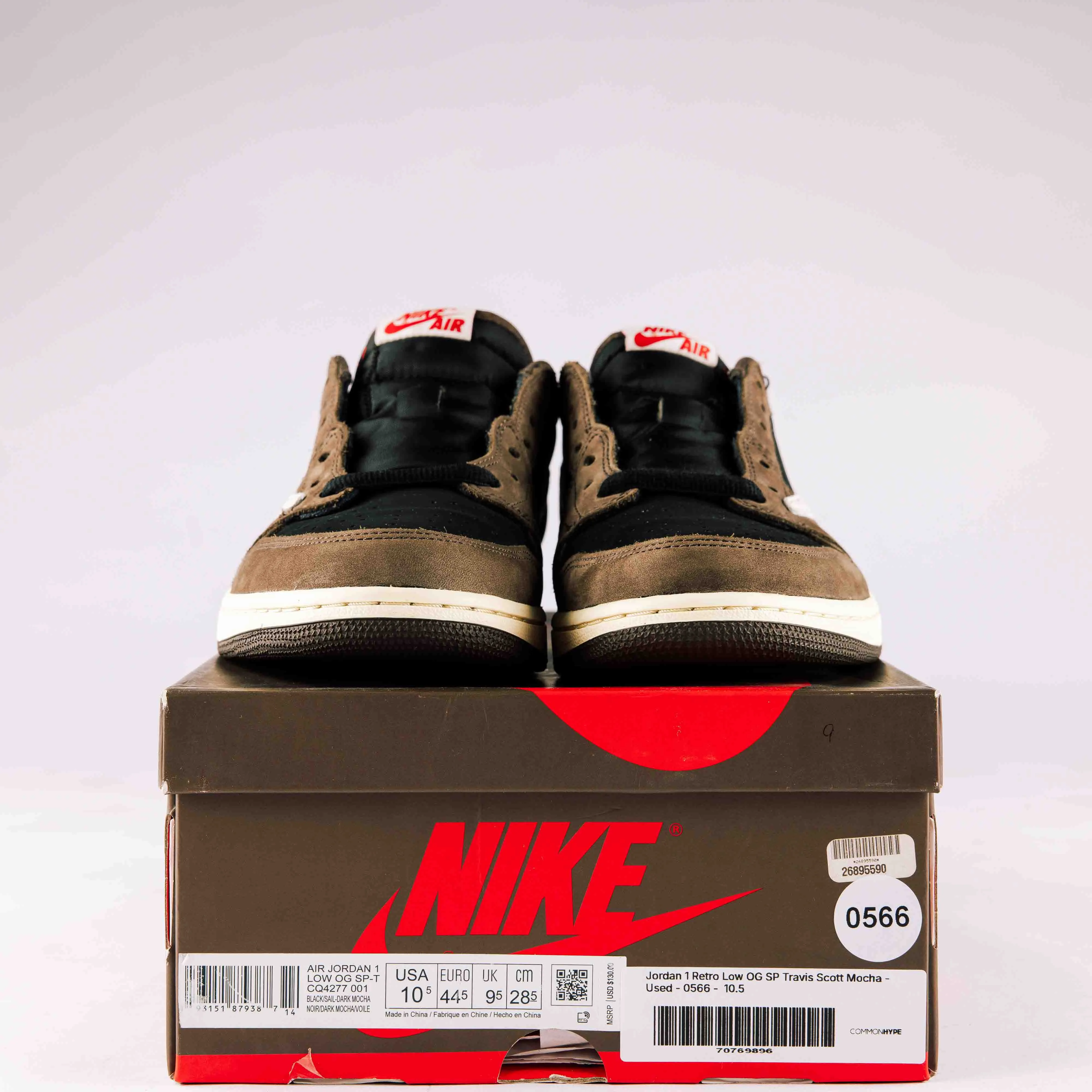 Jordan 1 Retro Low OG SP Travis Scott Mocha - Used - 0566