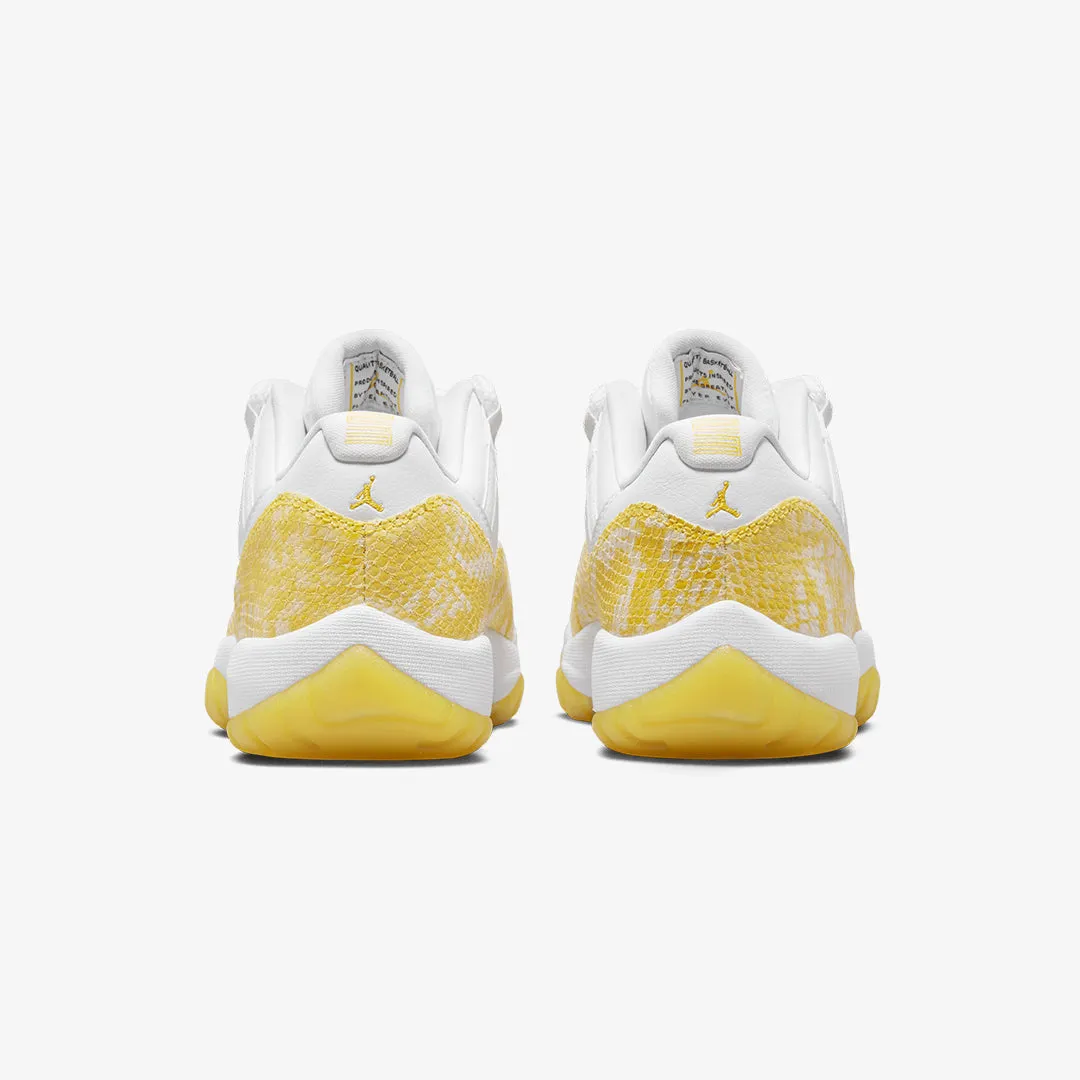 Jordan | WMN'S AIR JORDAN 11 RETRO LOW  { WHITE/TOUR YELLOW-WHITE