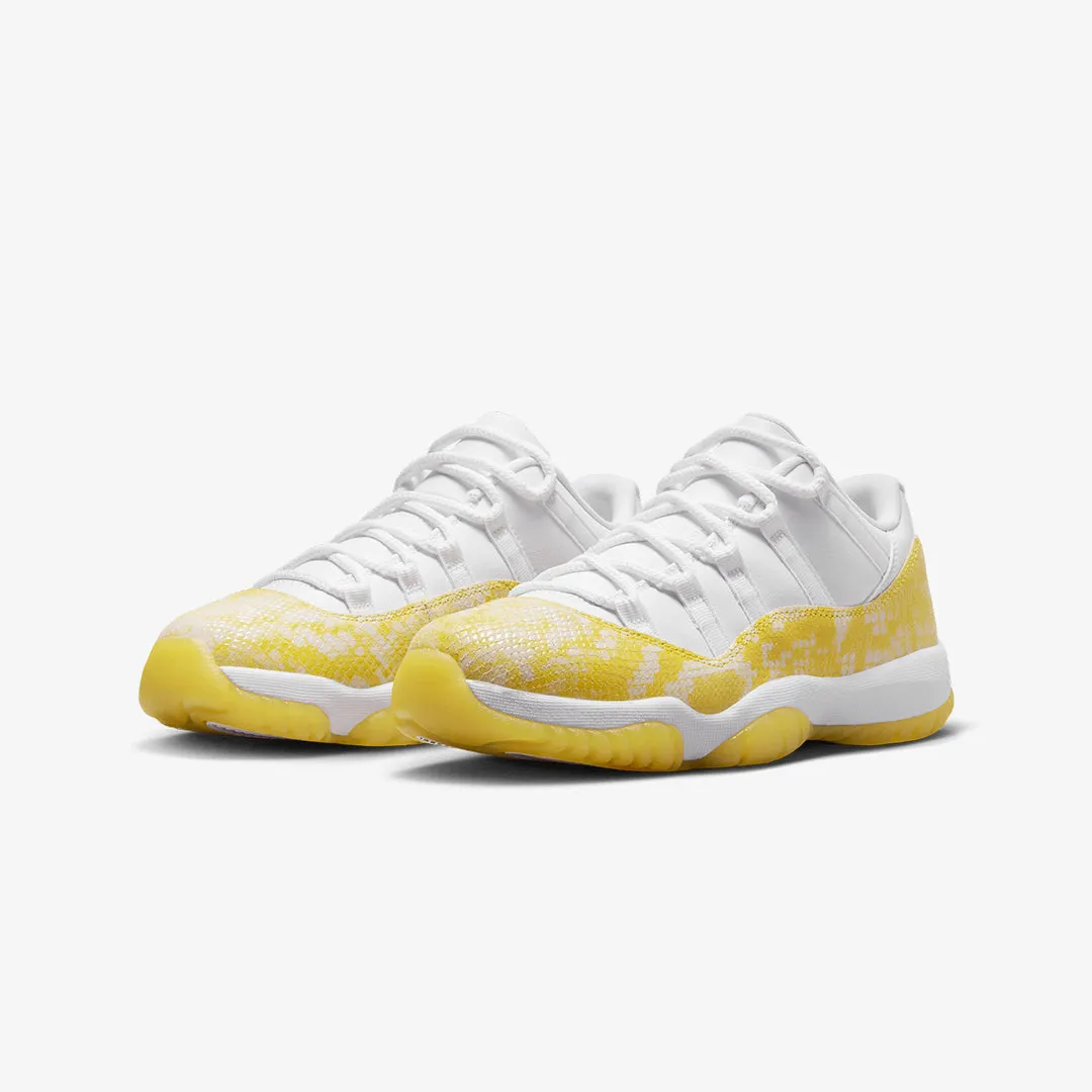 Jordan | WMN'S AIR JORDAN 11 RETRO LOW  { WHITE/TOUR YELLOW-WHITE