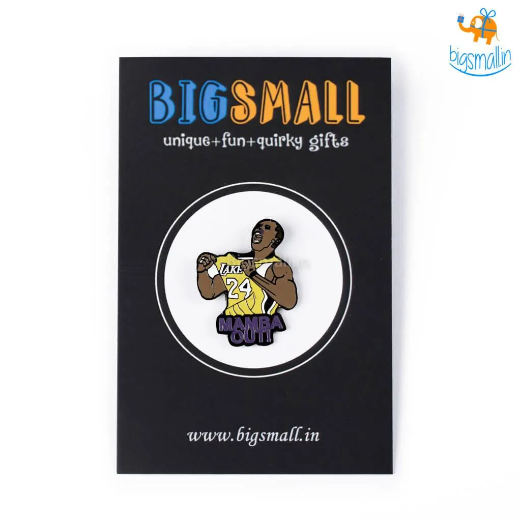 Kobe Bryant Lapel Pins - Set of 2