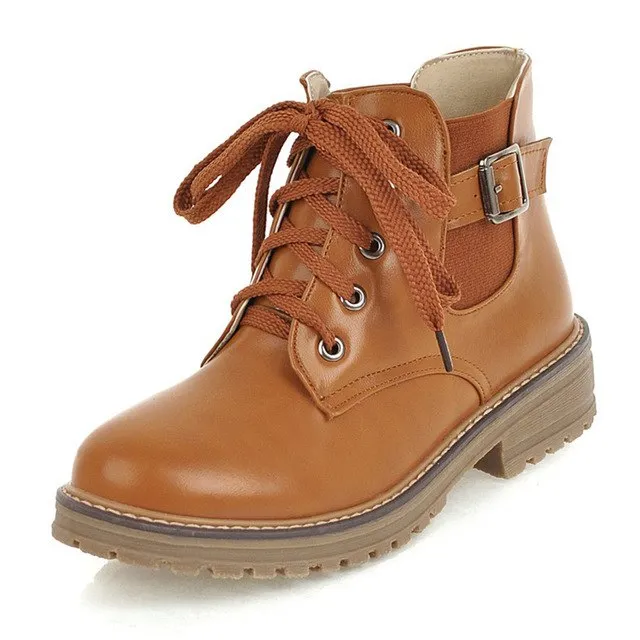 Lace Up Ankle Martin Boots