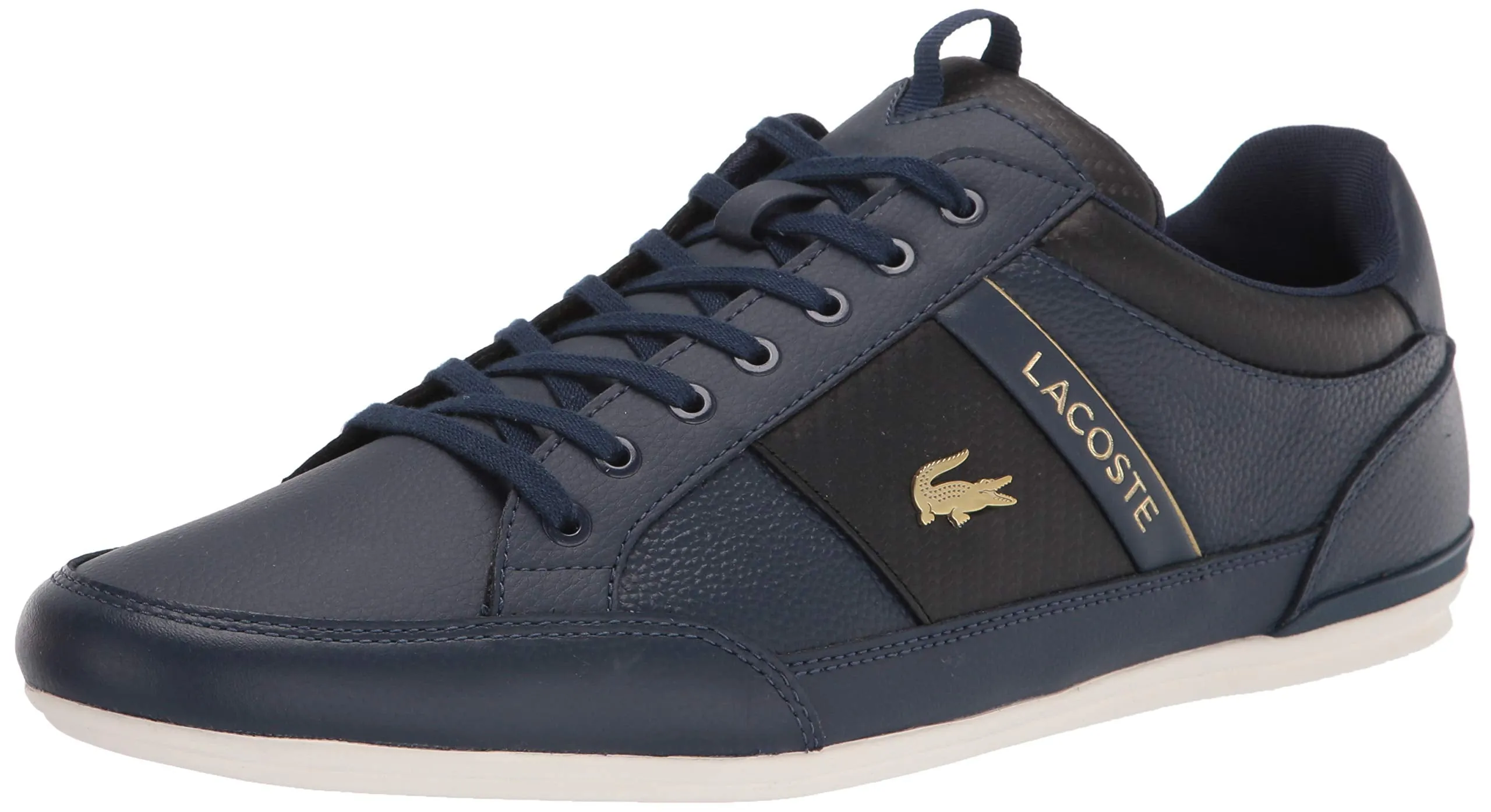 Lacoste Mens Chaymon Sneakers, Navy/Black