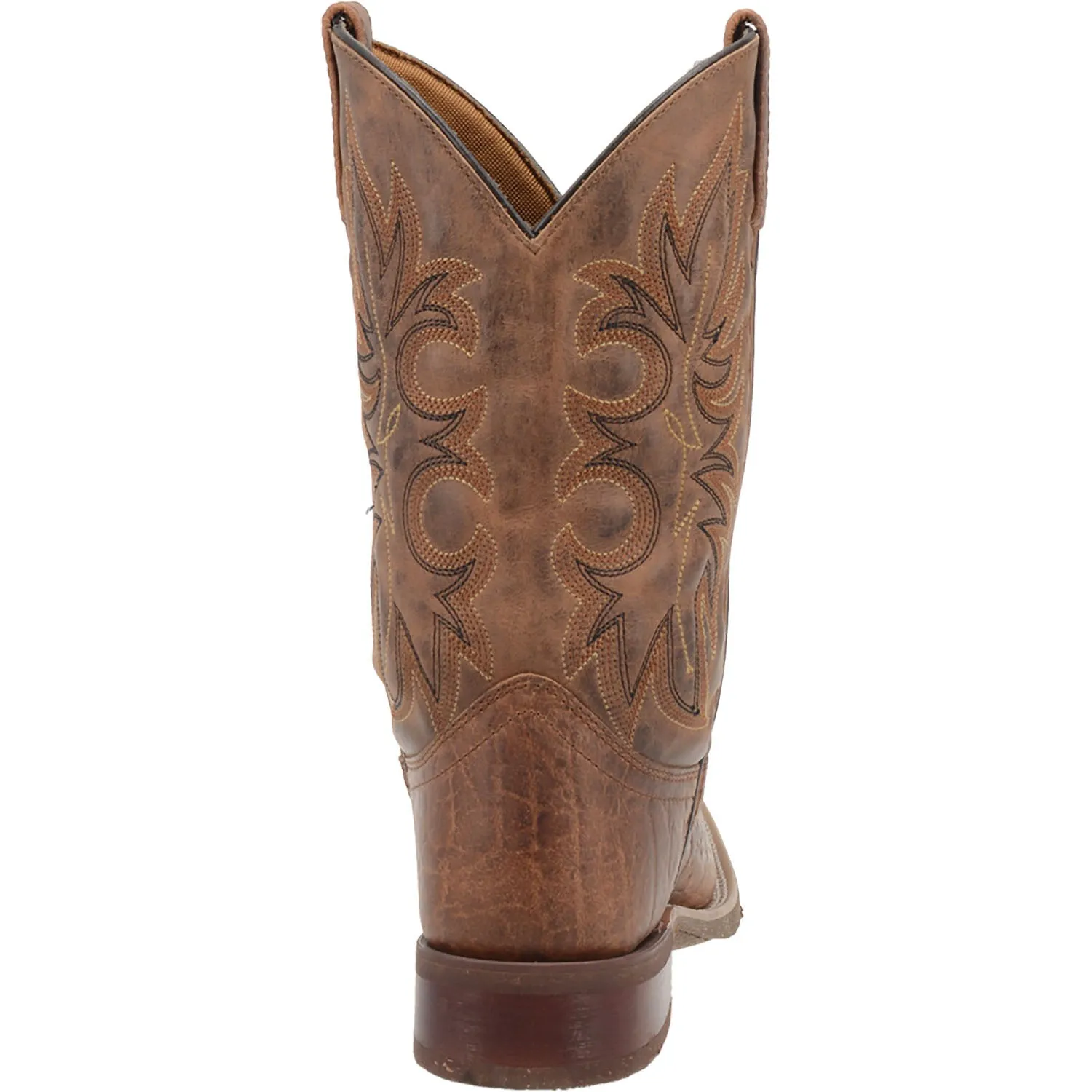 Laredo Mens Rust Cowboy Boots Leather Square Toe