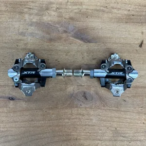 Light Use! Shimano XTR PD-M9100 Steel Bearings Dual-Sided SPD Pedals 319g