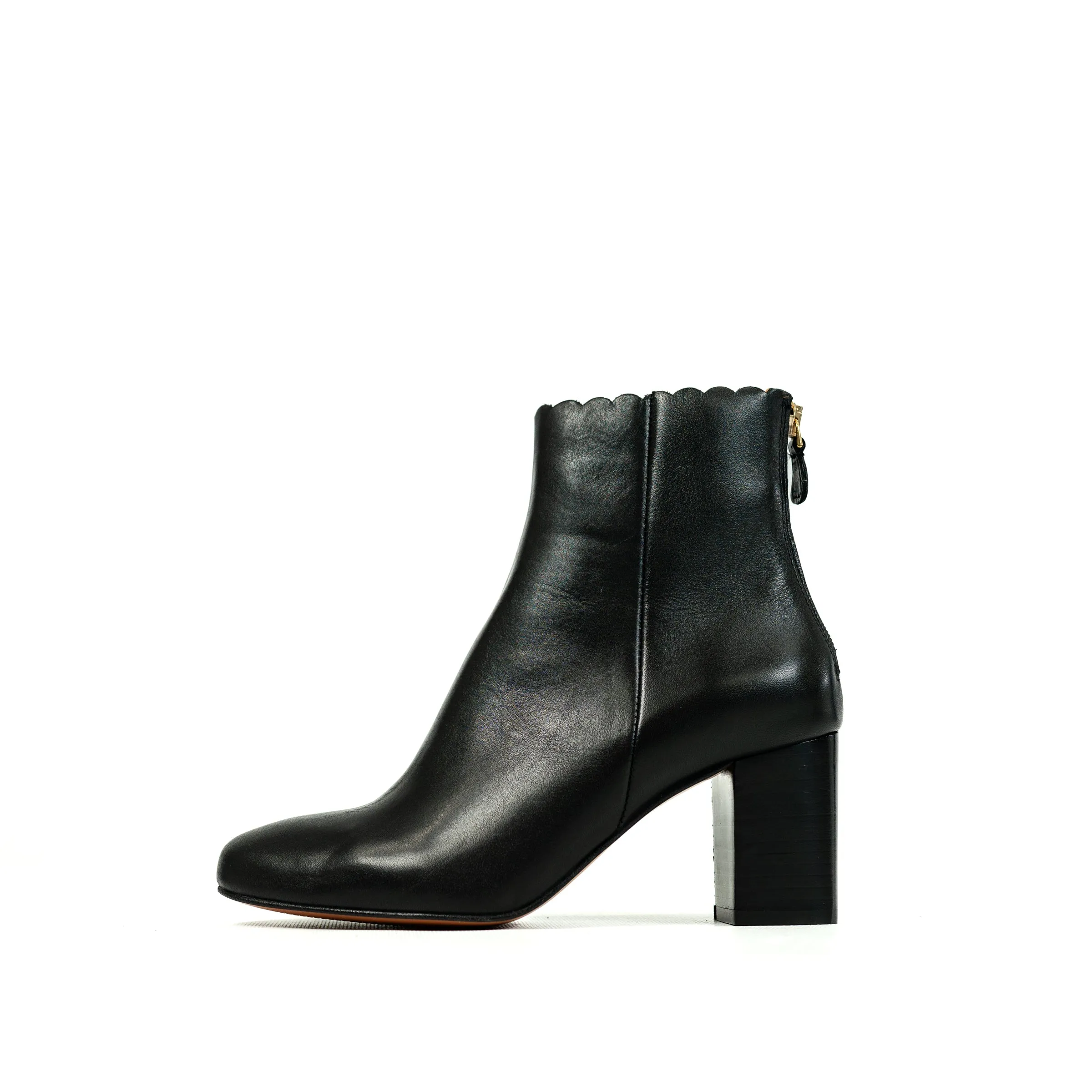 Maison Toufet Black Leather Boot