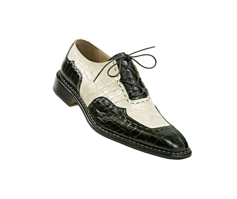 Mauri - "4111 Distinct" Two Tone Alligator Dress Shoe