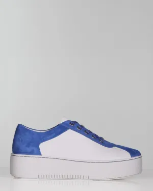 Minx Strike Cobalt Suede White Nappa Sneaker