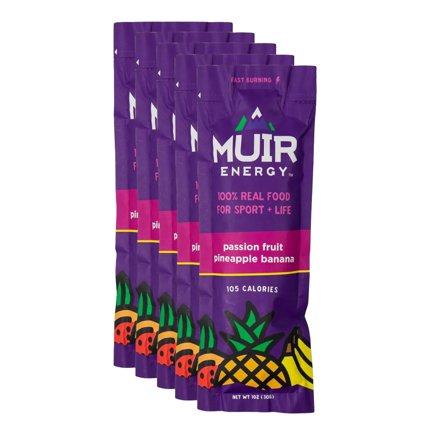 Muir Energy - Energy Gel - Passion Fruit Pineapple Banana