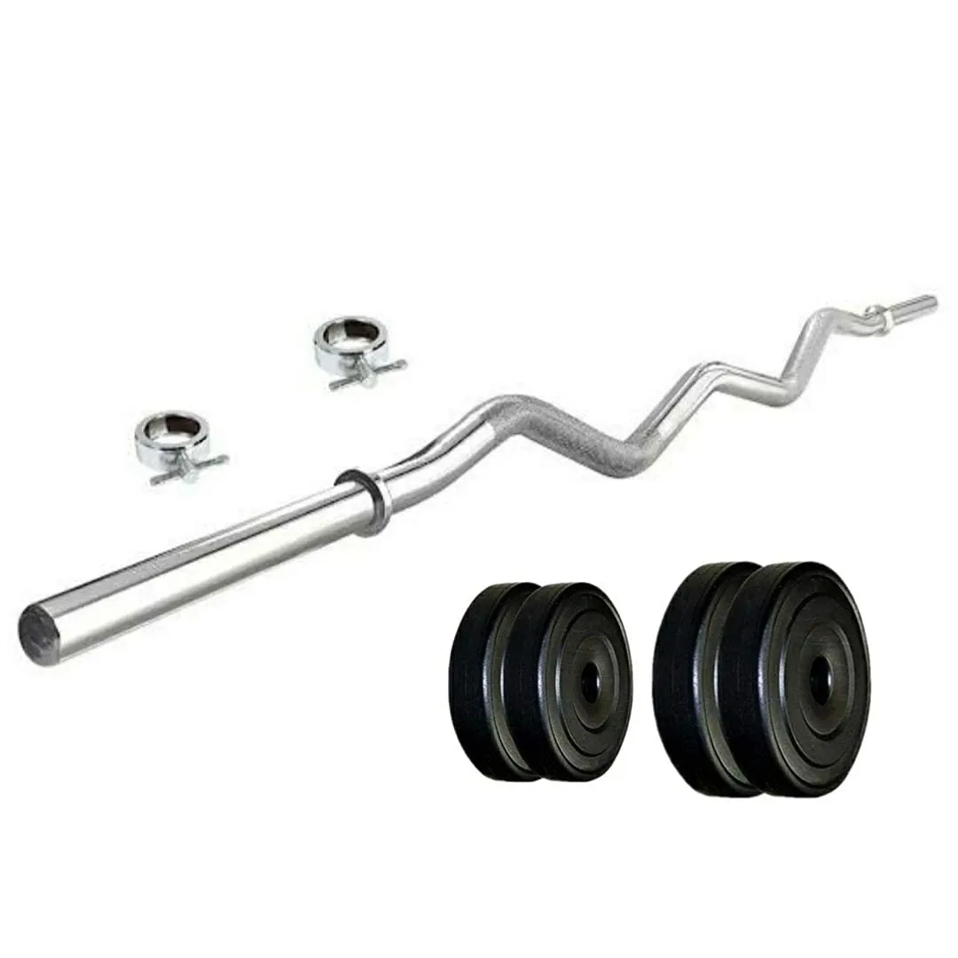 MUNDET WALA Solid Chrome Rod - | Quality Workouts for Bicep and Arm | Durable and Stylish Fitness Equipment | Gym Bar, Rod for gym, Barbell Rods (3 FEET CURL BAR (28MM) - SILVER)