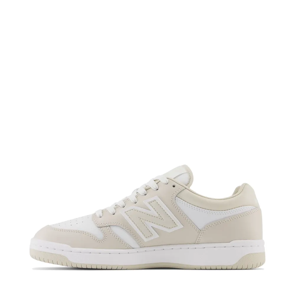 New Balance Women's 480 Sneaker in Timberwolf with White