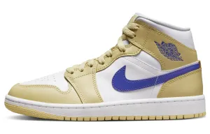 Nike Air Jordan 1 Mid Light Yellow/White