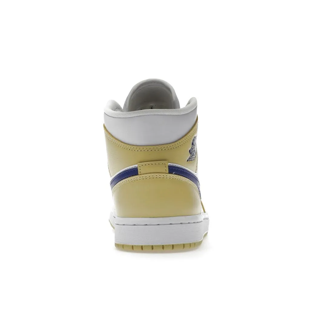 Nike Air Jordan 1 Mid Light Yellow/White