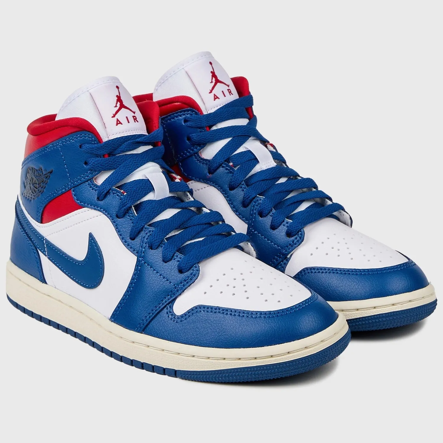 Nike Air Jordan 1 Mid, white/blue