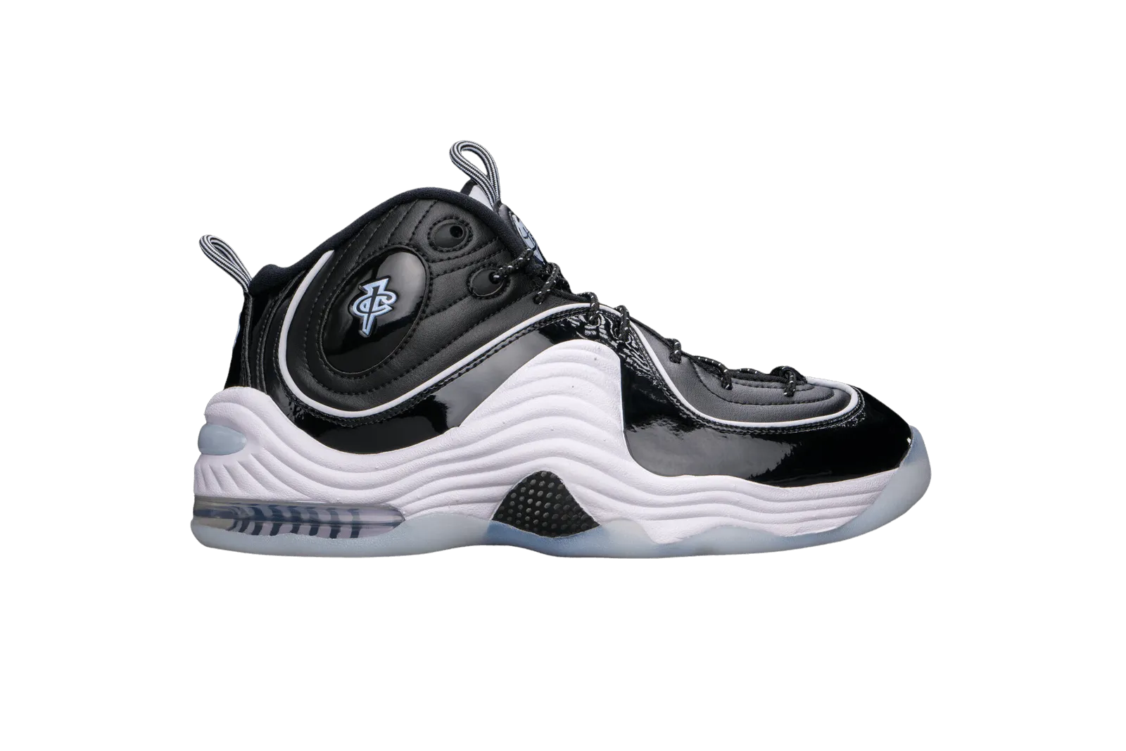 Nike Air Penny 2 Black Patent Football Grey