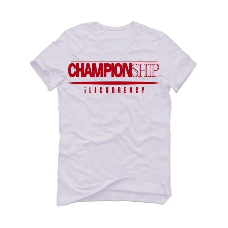 Nike Dunk Low “Championship Red” White T-Shirt (CHAMPIONSHIP)