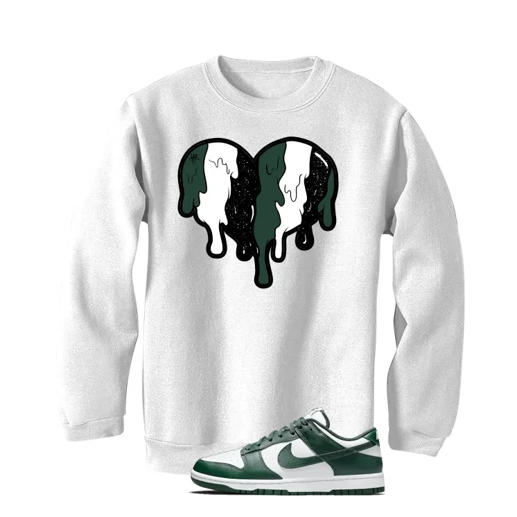 Nike Dunk Low Michigan State White T-Shirt (Heart)