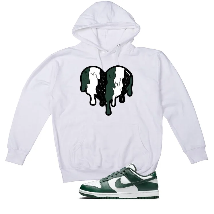 Nike Dunk Low Michigan State White T-Shirt (Heart)