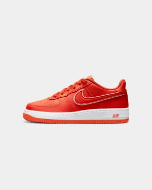 Nike Kids' Air Force 1 (GS) Picante Red/White