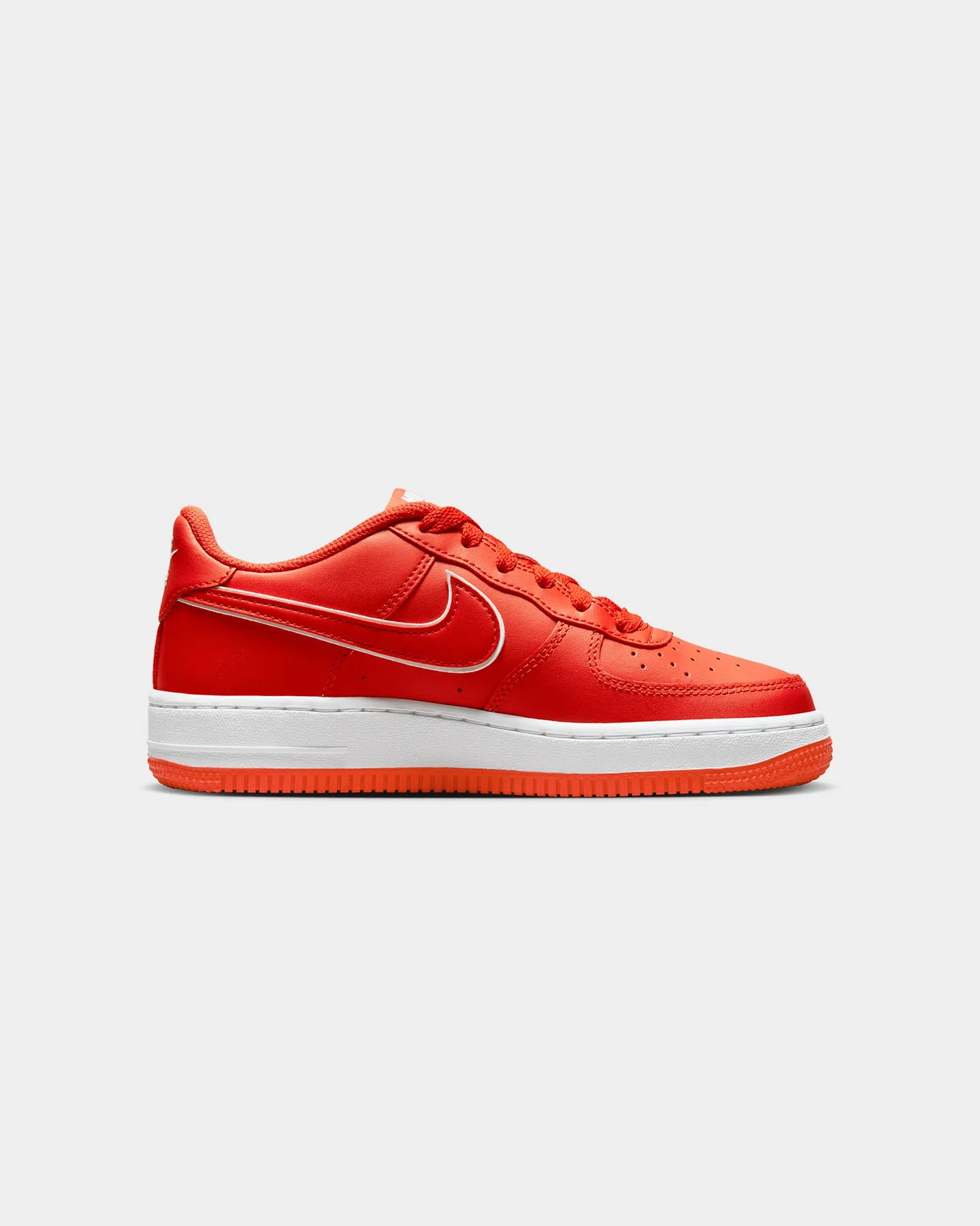 Nike Kids' Air Force 1 (GS) Picante Red/White