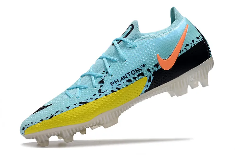 Nike Phantom GT Elite FG (Mint blue & Yellow)