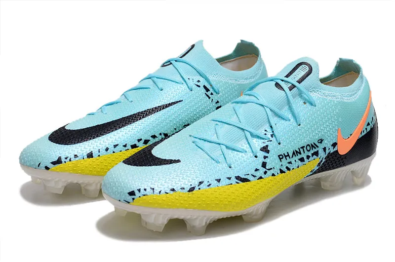 Nike Phantom GT Elite FG (Mint blue & Yellow)