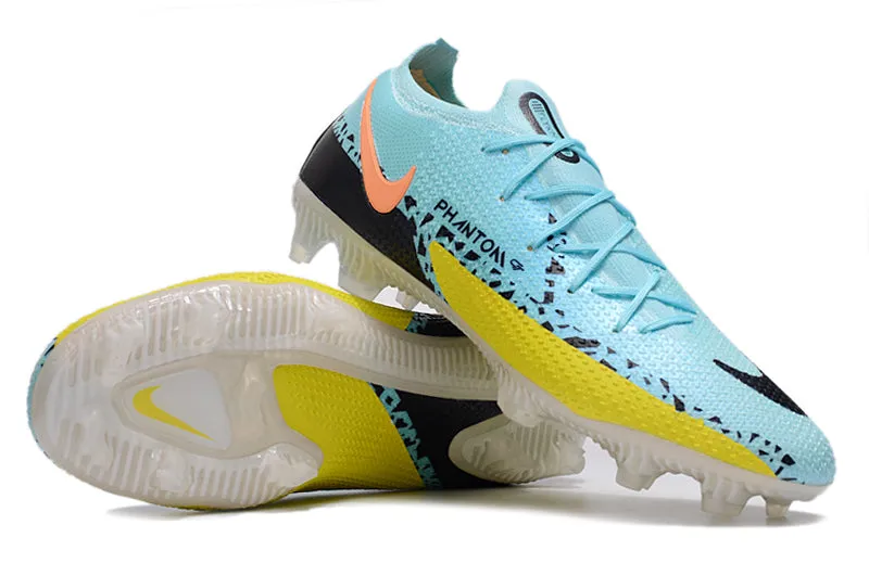 Nike Phantom GT Elite FG (Mint blue & Yellow)