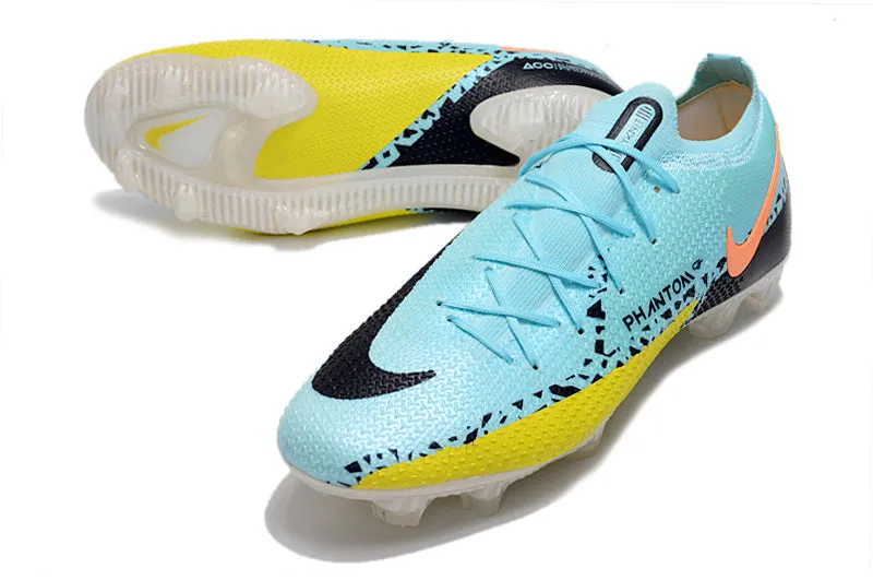 Nike Phantom GT Elite FG (Mint blue & Yellow)