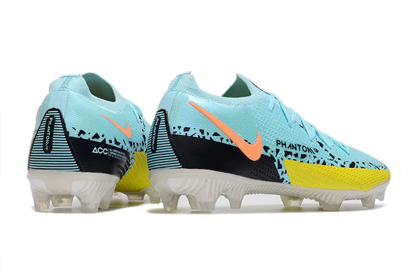 Nike Phantom GT Elite FG (Mint blue & Yellow)