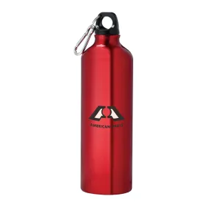 Pacific 26oz Aluminum Sports Bottle - Red