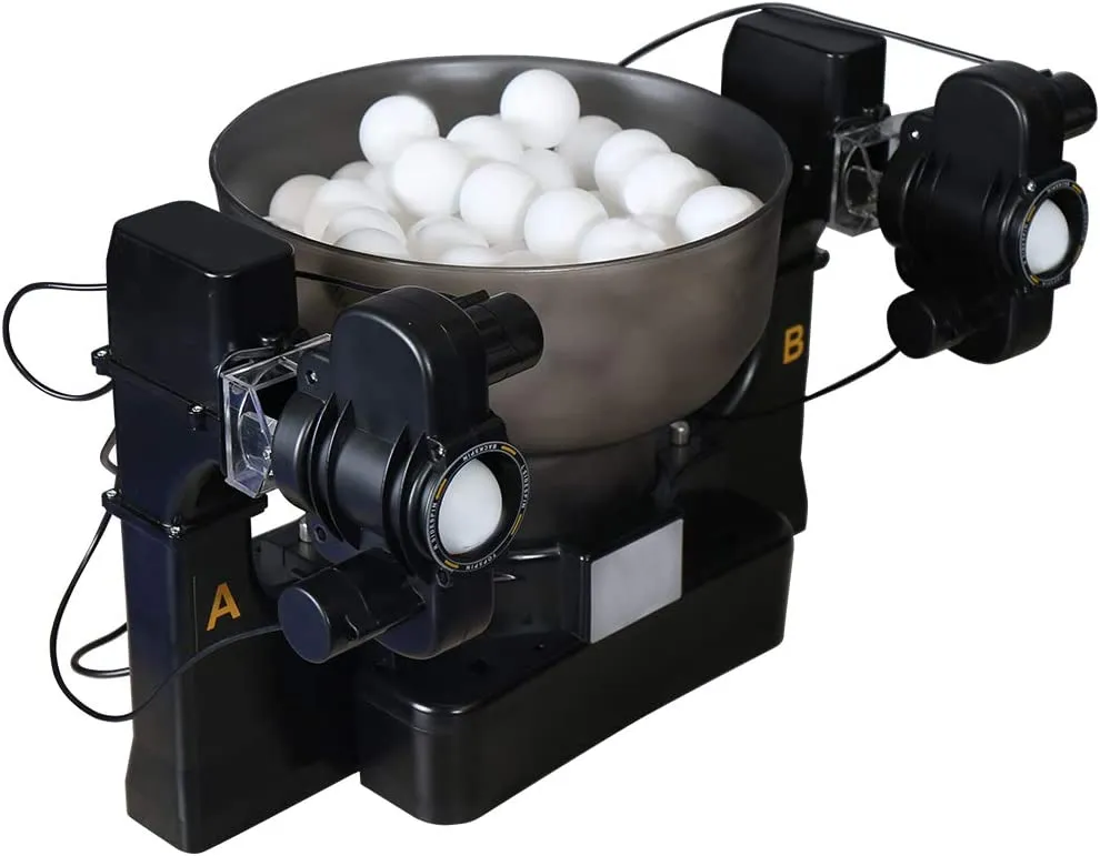 Ping Pong Robot Machine with 36 Different Spin Balls for Training