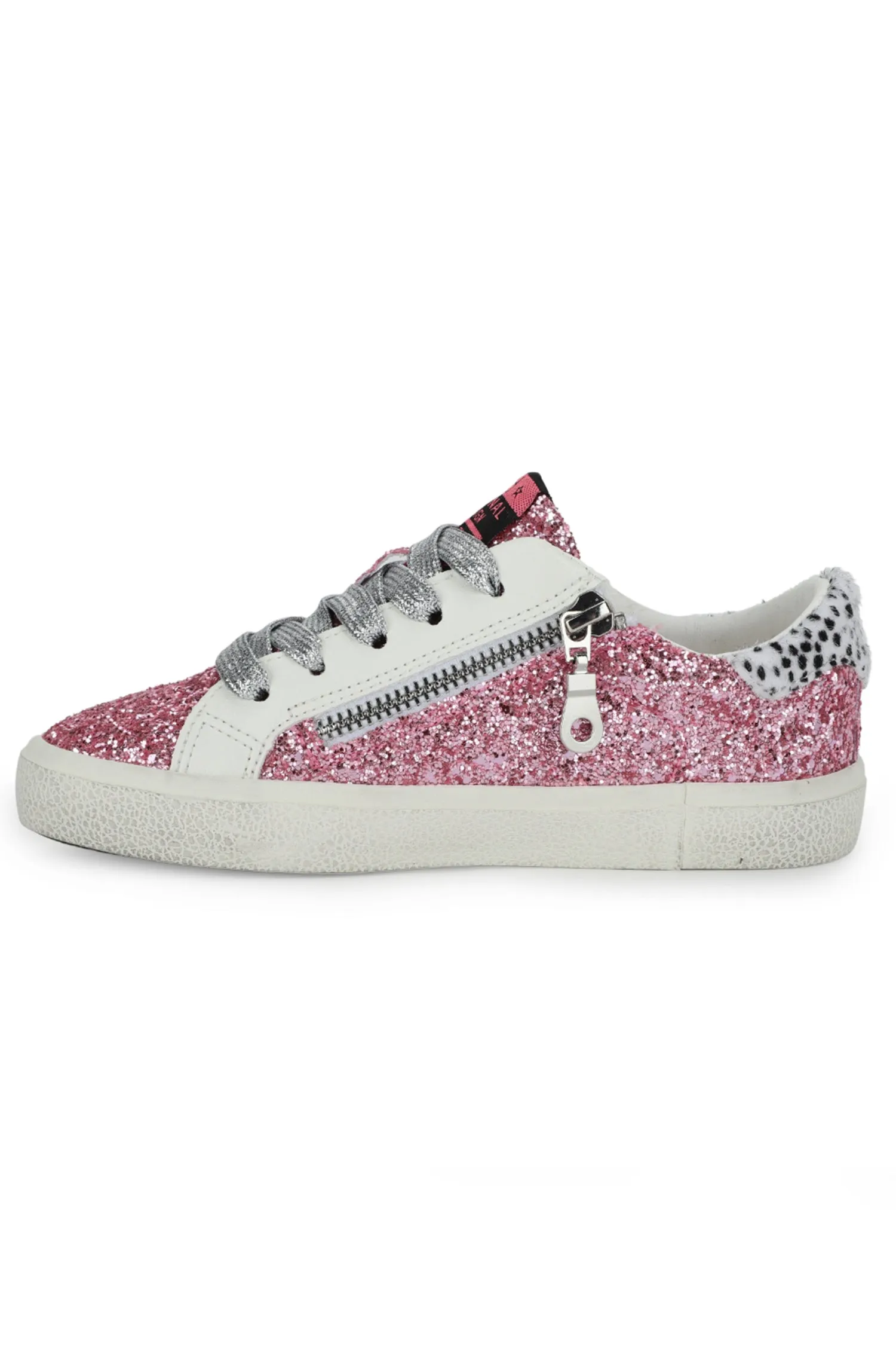 Pink Glitter River Sneakers