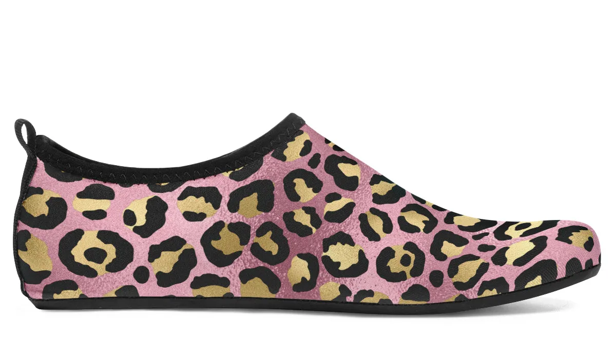 Pink Leopard Water Shoes