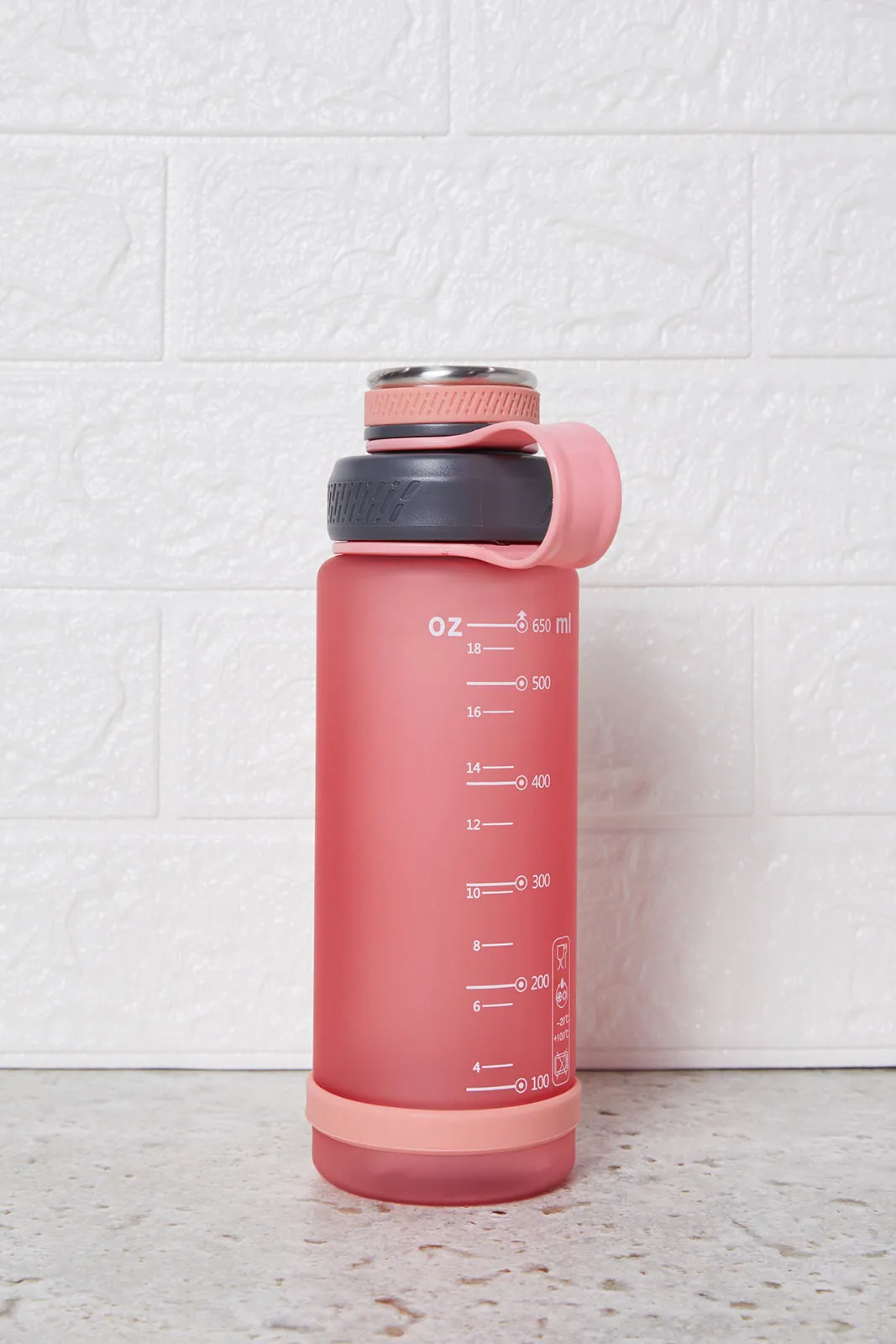 Pink Sports Water Bottle (600ml)