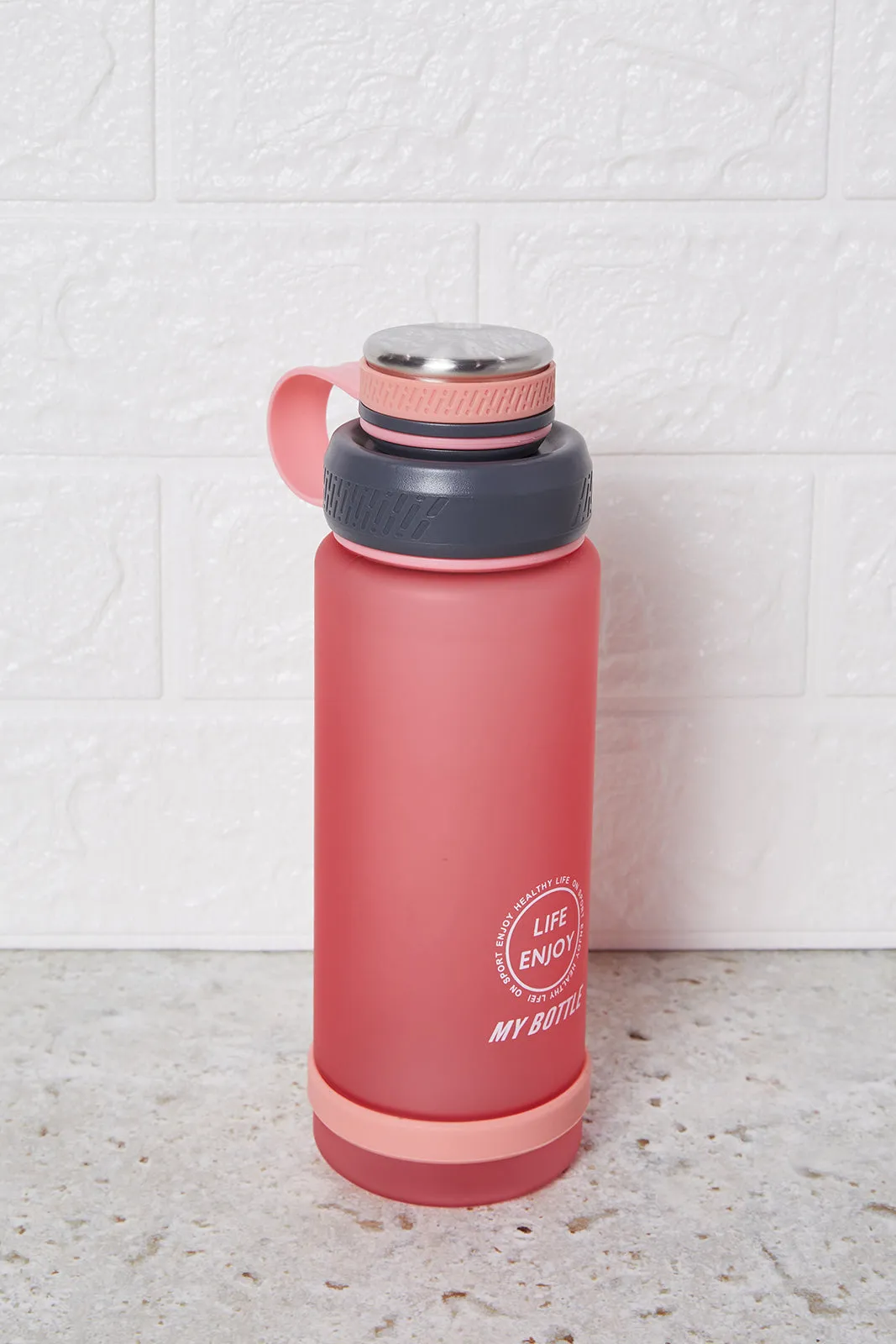 Pink Sports Water Bottle (600ml)