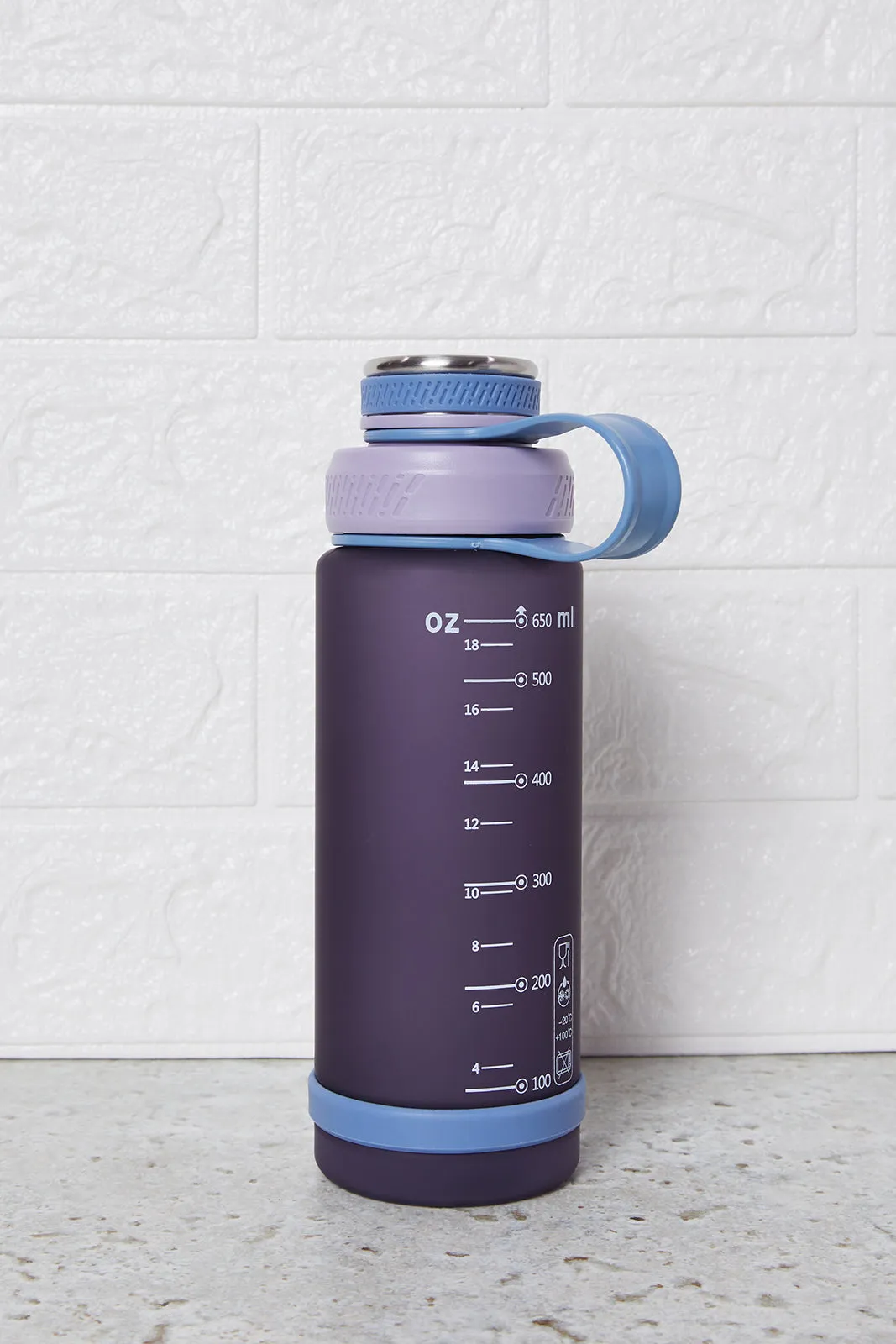 Purple Sports Water Bottle (600ml)