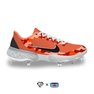 "Orange Duck Camo" Nike Alpha Huarache Elite 3 Cleats