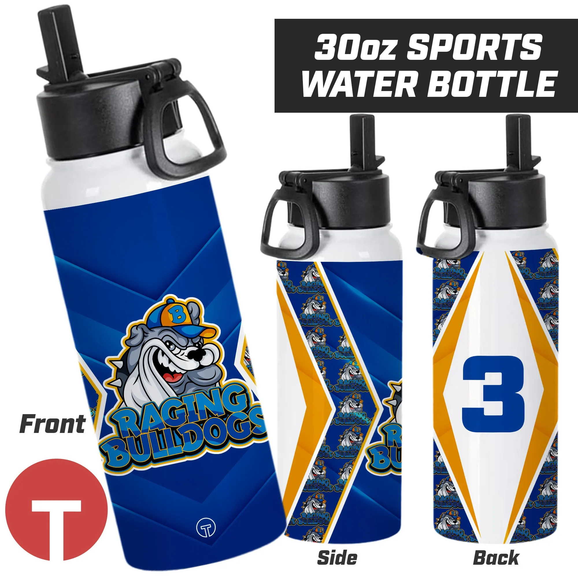 Raging Bulldogs - 30oz Sports Tumbler