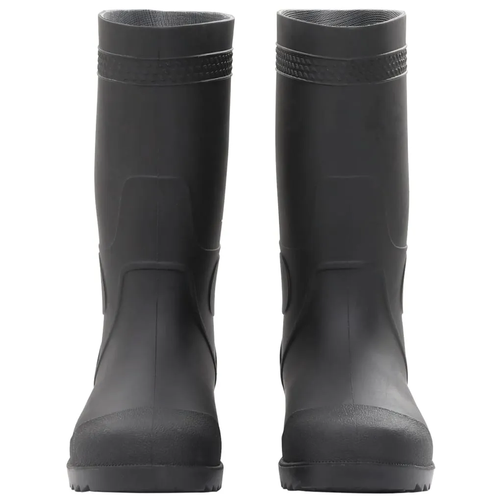 Rain Boots Black Size 38 PVC