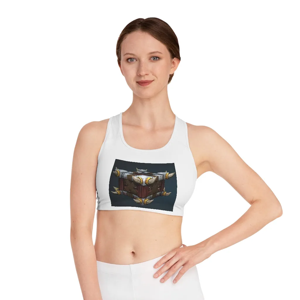 Raptor Crate Sports Bra (AOP)