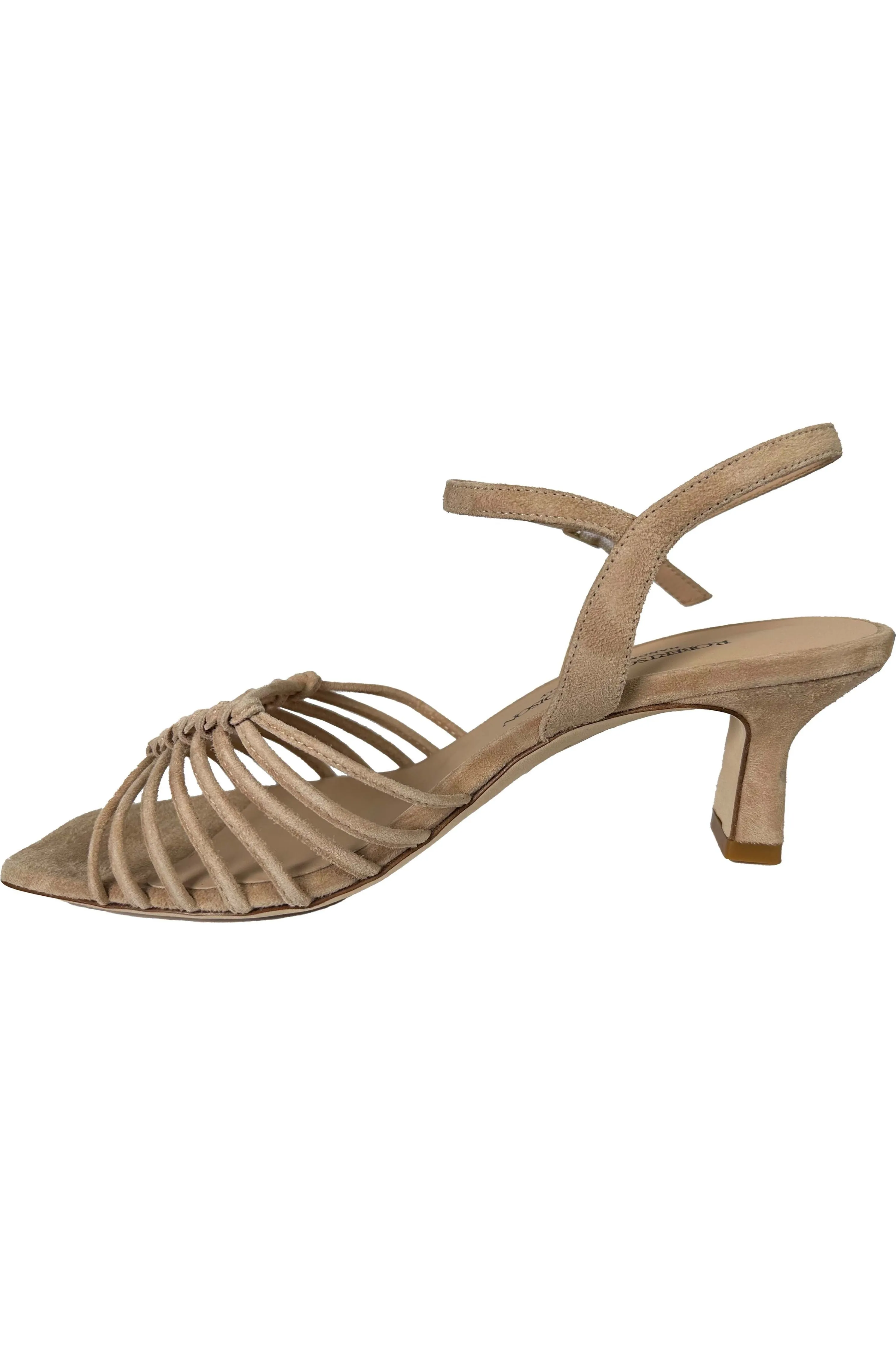 Robertson Madison Rosa 38876 Strappy Camosico Suede Sandals | Sabbia