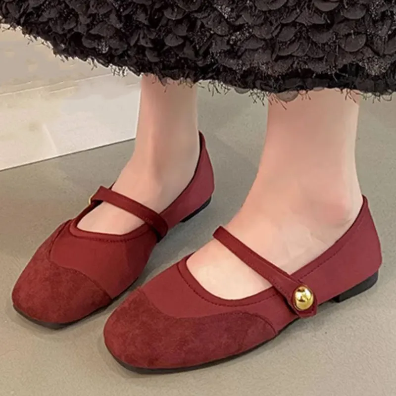 Round Toe Versatile And Comfortable Women'S Shoes