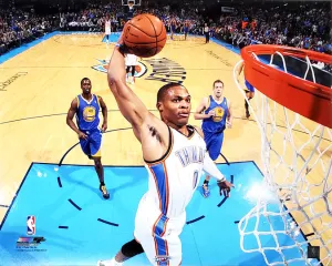 Russell Westbrook "Above the Rim" Oklahoma City Thunder Premium NBA Poster Print - Photofile 16x20