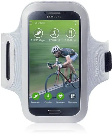 Samsung Galaxy S4 Armband Case - Grey